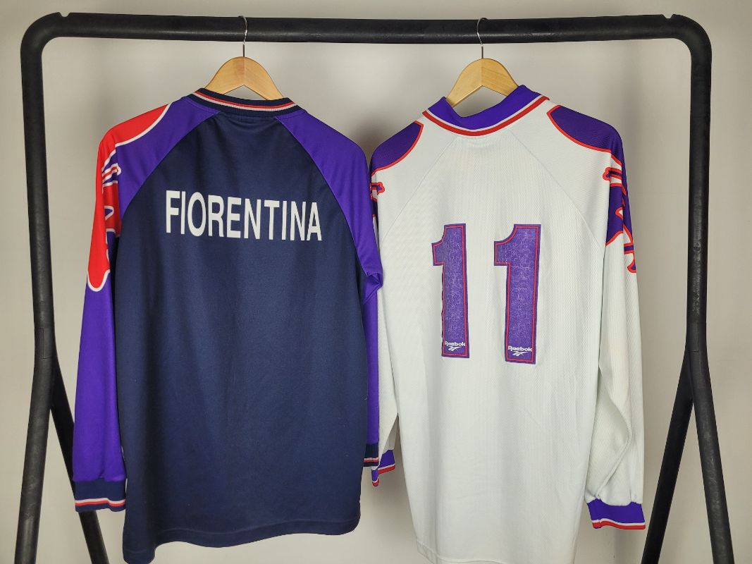 ACF Fiorentina Match Worn Baiano & Training shirt 1995-1996