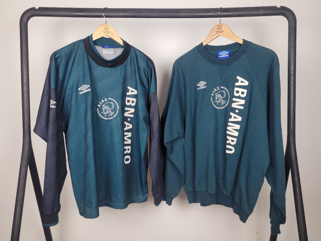 AFC Ajax Training Issued Sweater and Shirt 1995-1996