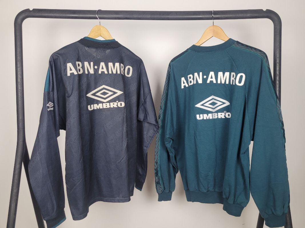 AFC Ajax Training Issued Sweater and Shirt 1995-1996