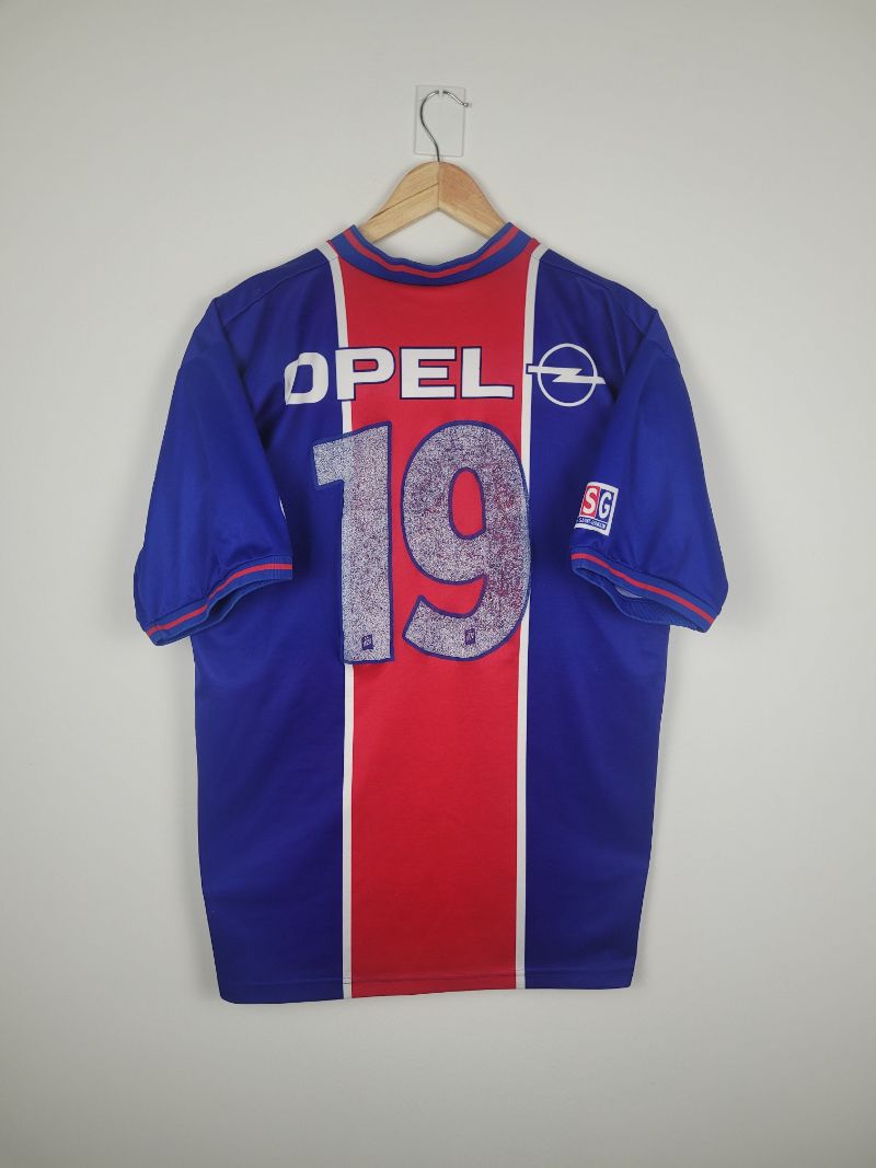 Original PSG Home Jersey *Player-Issue* 1995-1996 #19 of Jérôme