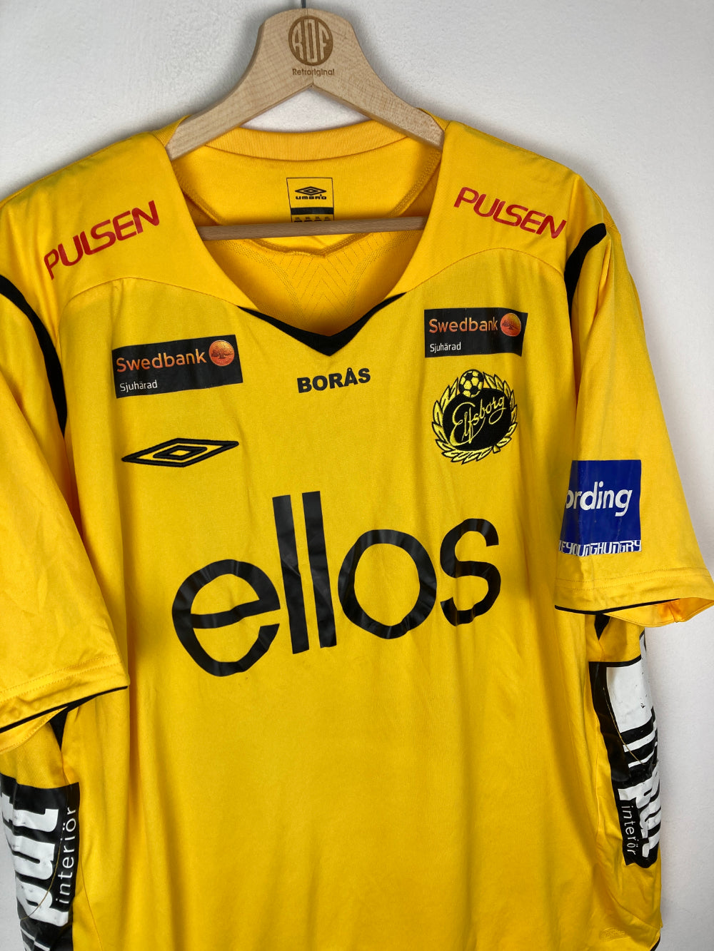 Maillot Elfsborg Boras Suède – Umbro, Saison 2010-2011, Domicile Jaune, Taille S
