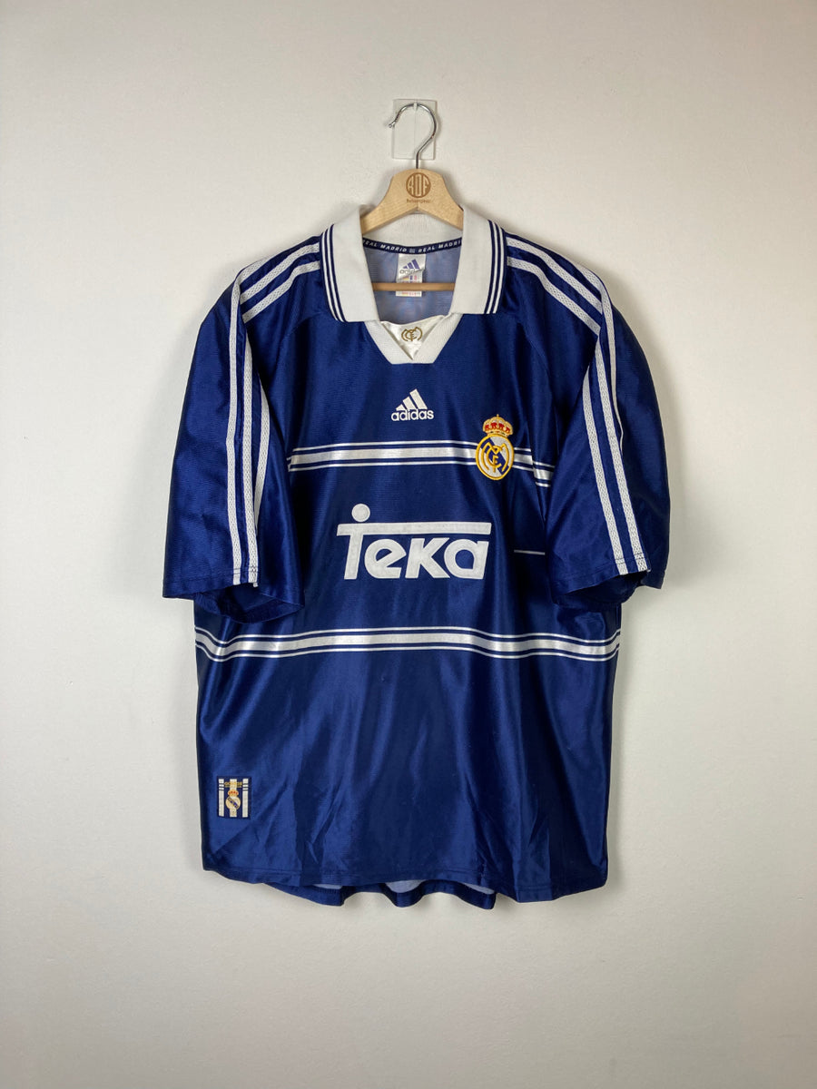 Original Real Madrid Away Jersey 1998-1999 #10 Of Clarence Seedorf - X 