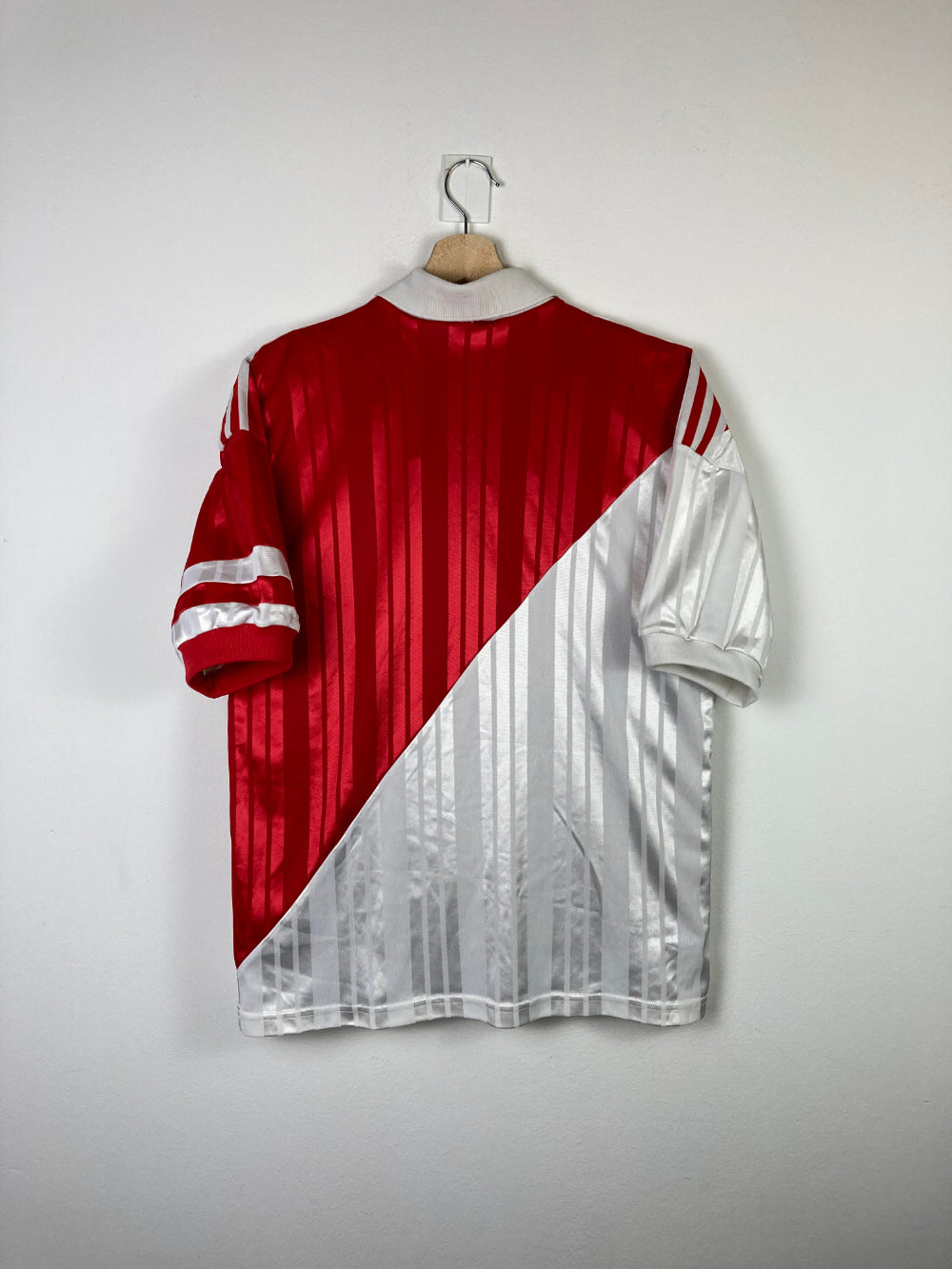 Maillot AS Monaco Vintage 1992-1993 Domicile - Adidas, Taille M Adulte, Homme - Très Bon état