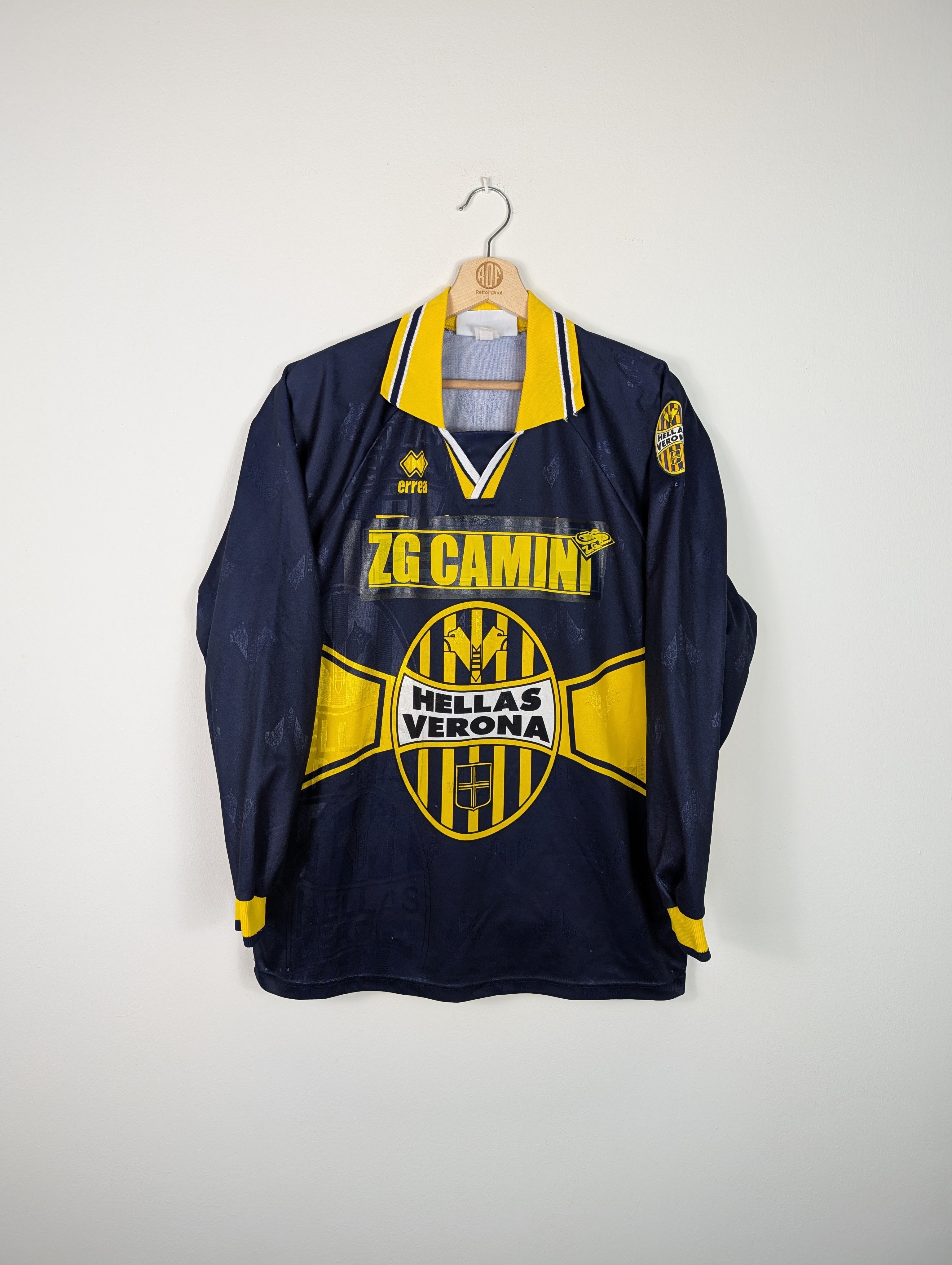 Original Hellas Verona FC *Match issued* Away Jersey 1996-1997 #3