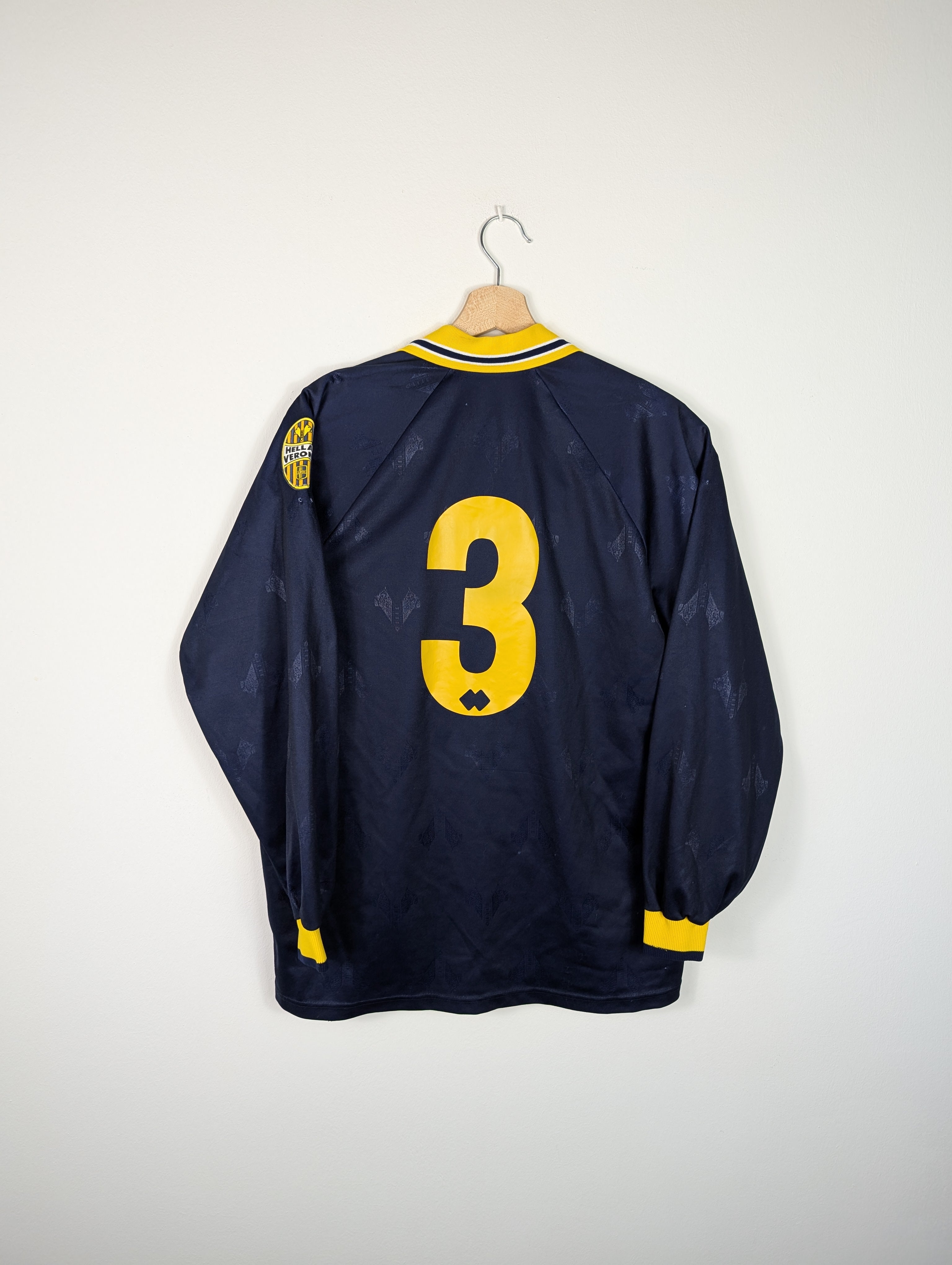 Original Hellas Verona FC *Match issued* Away Jersey 1996-1997 #3