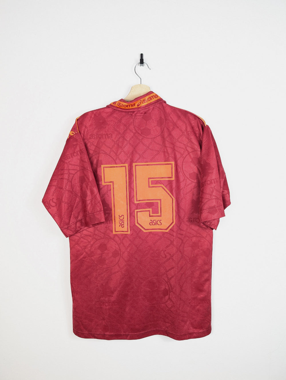 Original AS Roma *Matchworn* Home Jersey 1994-1995 #15 Matchworn