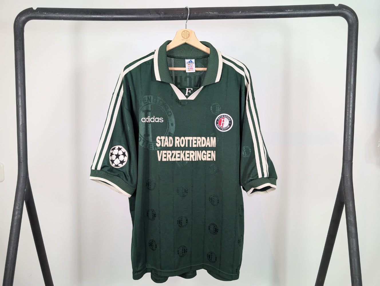 Feyenoord 1997-1998 Match-issued Sanchez #10 Champions League