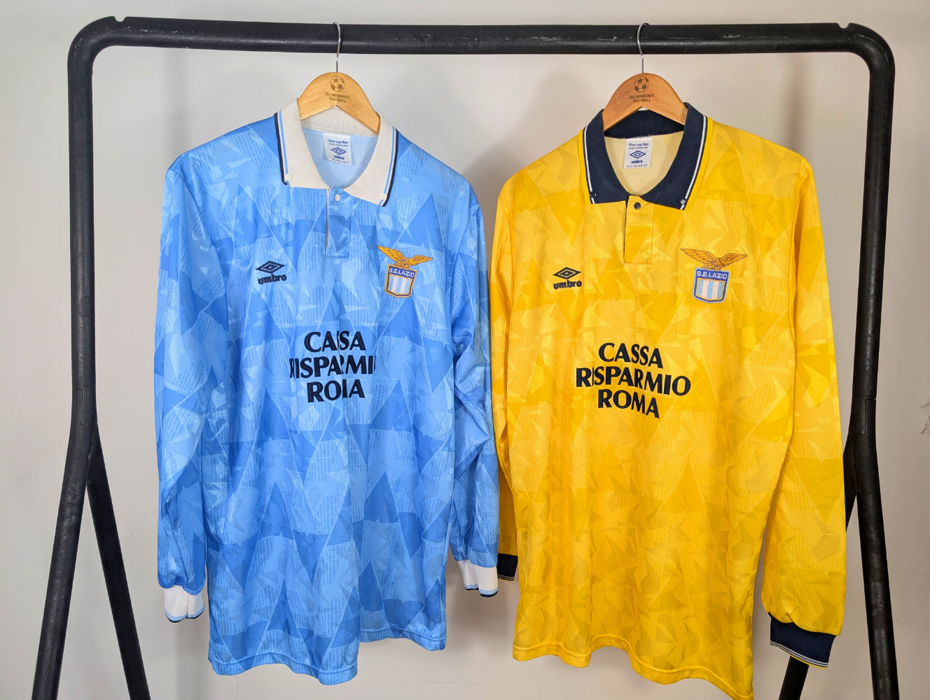 Lazio SS 1990-1991 Home & Away matchworn #5 – RetrOriginalFootball