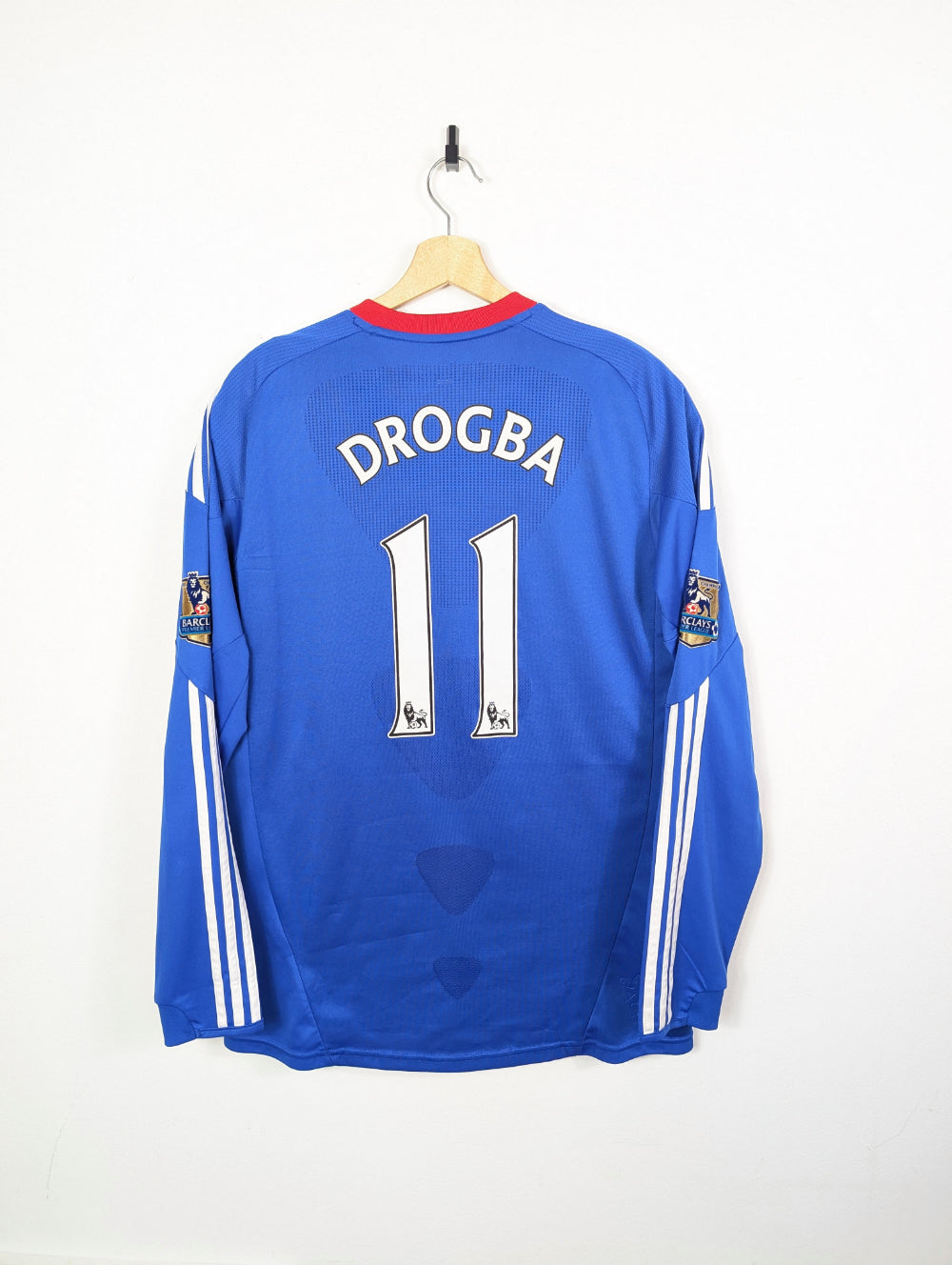 Original Chelsea FC Home Jersey 2010-2011 #11 Drogba - M
