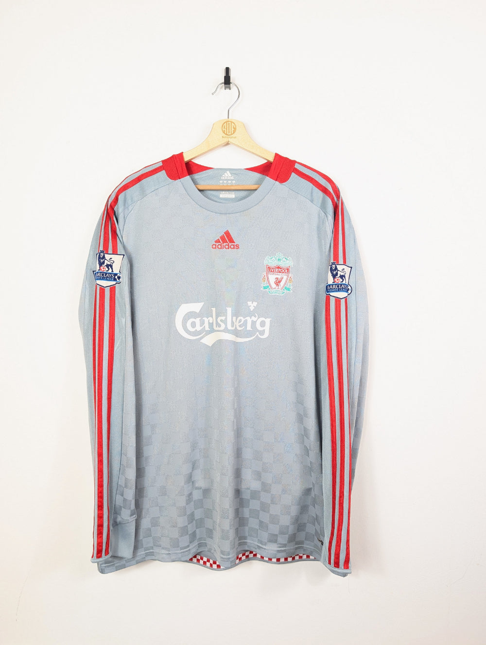 Original Liverpool FC Away Jersey 2007-2009 #8 Gerrard - XL