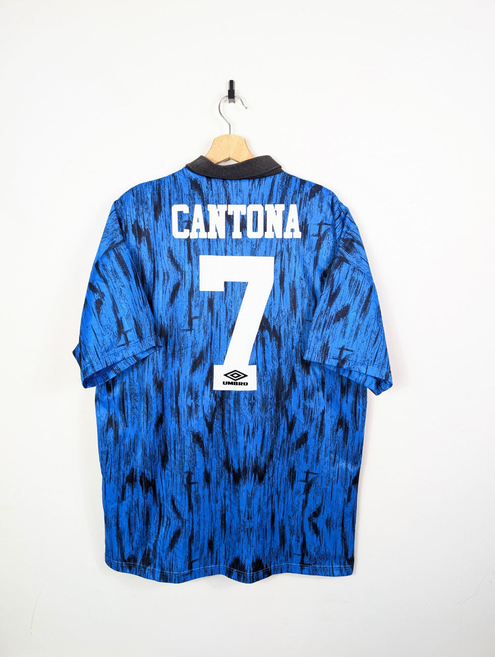 Original Manchester United FC Away Jersey 1992-1993 #7 Cantona