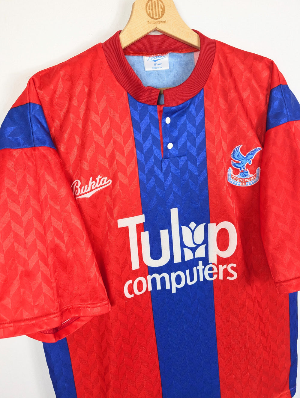 Original Crystal Palace FC Home Jersey 1990-1991 - L