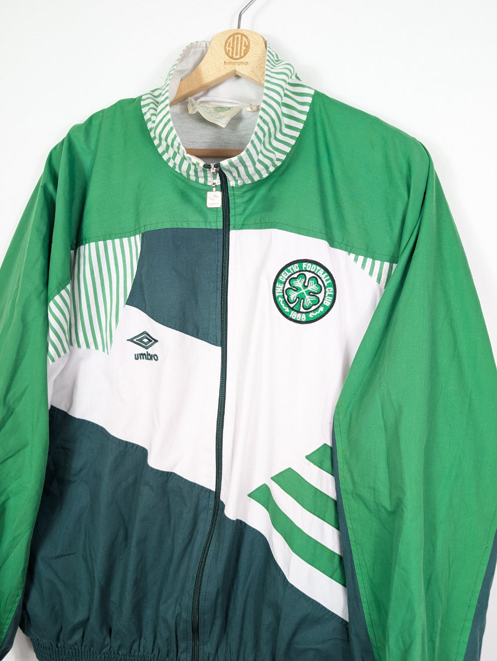 Original Celtic FC Jacket Jersey 1991-1992 - L – RetrOriginalFootball