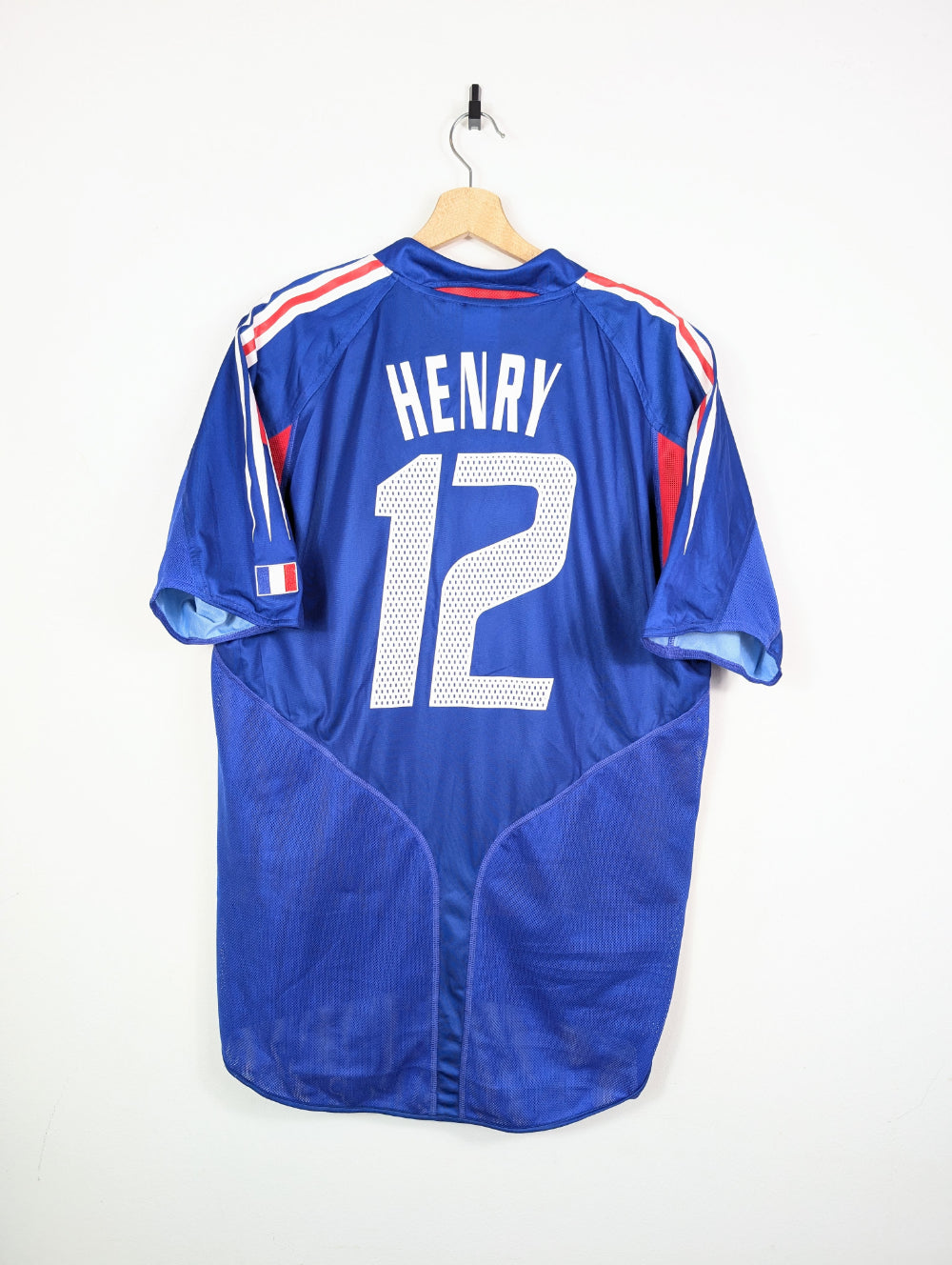 Original France Home Jersey 2004-2006 #12 Henry - L