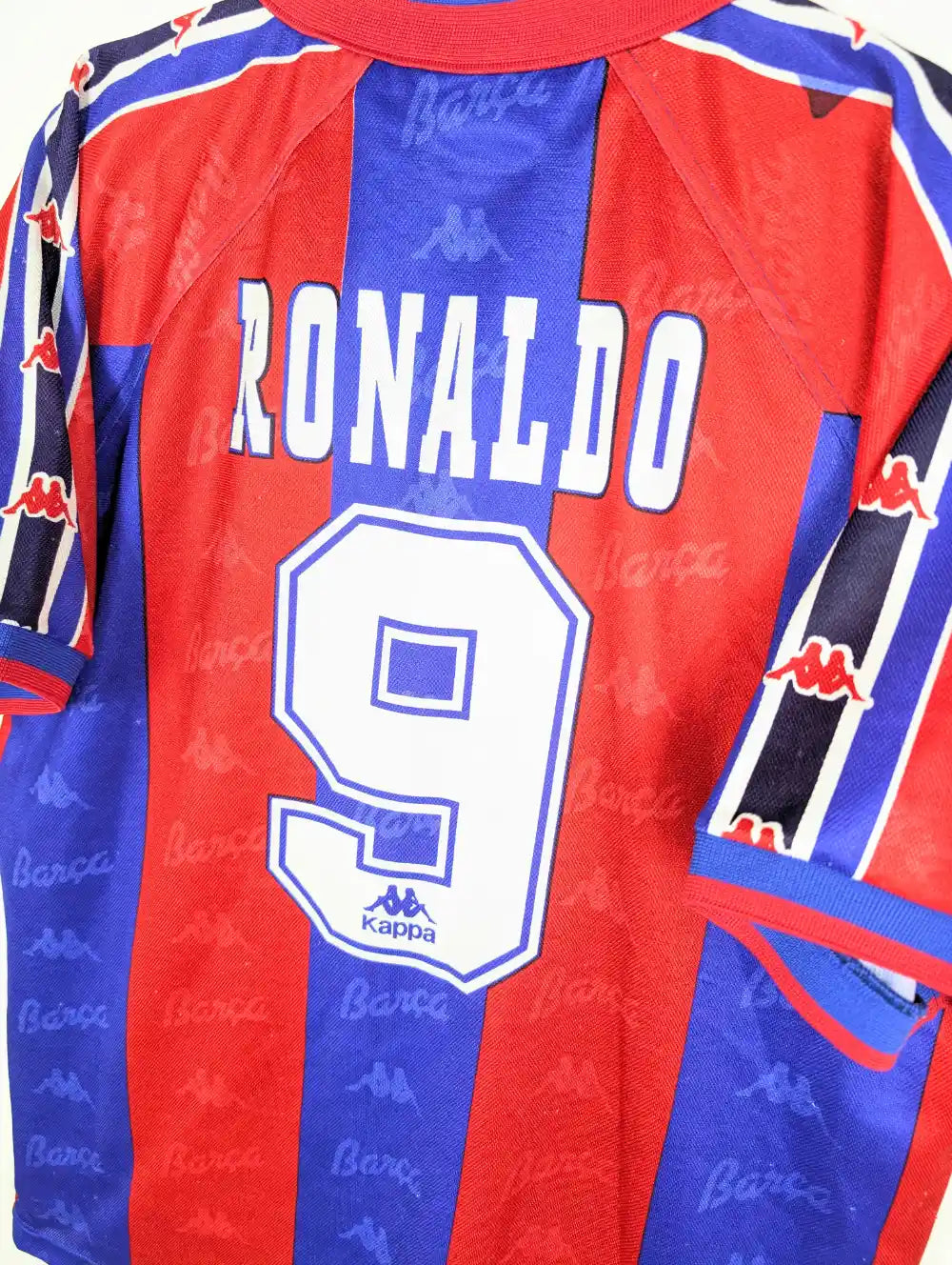 Original FC Barcelona *Player issue* Home Jersey 1996-1997 #9