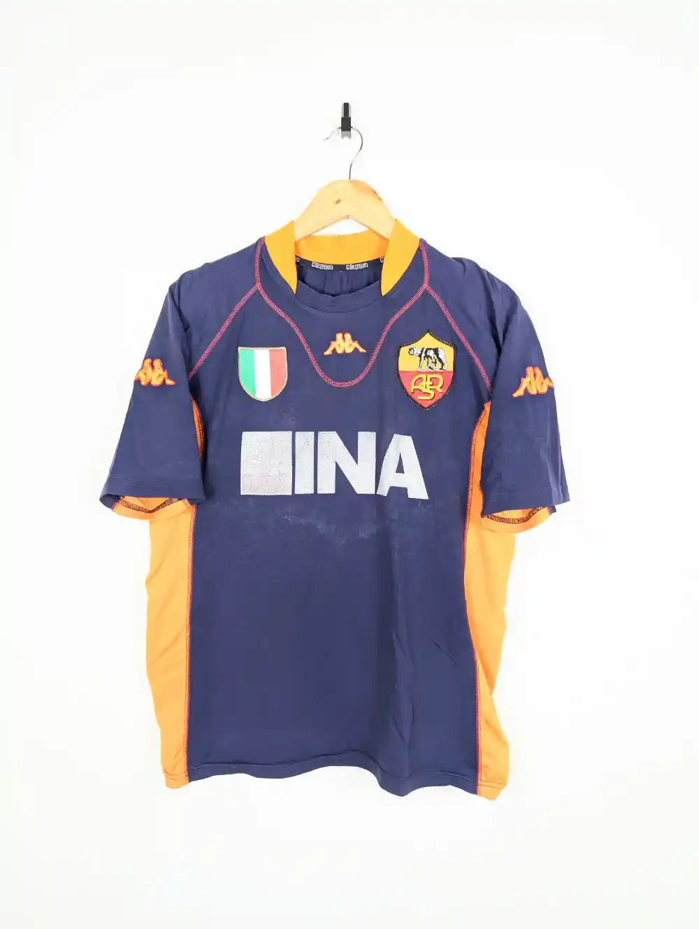 Original AS Roma Third Jersey 2002-2003 #8 Nakata - XL