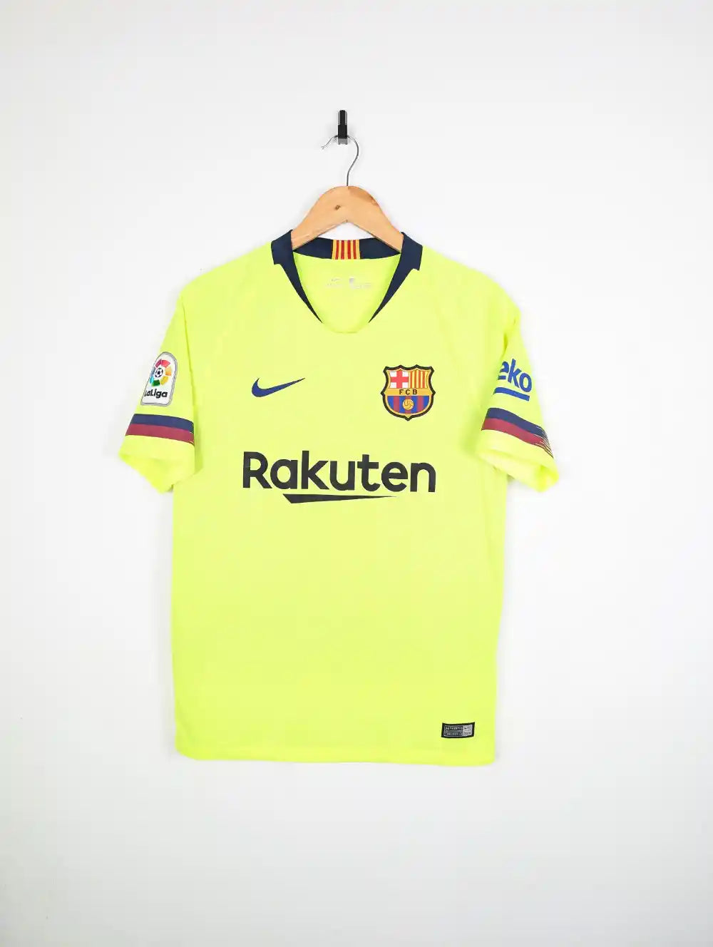 Original FC Barcelona Away Jersey 2018-2019 #10 Messi - S