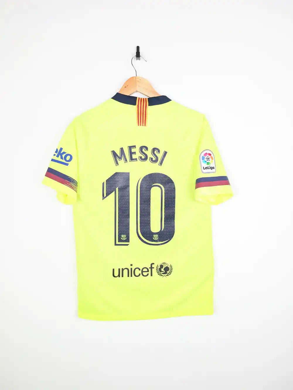 FC Barcelona18-19 アウェイユニフォームMESSI 10 Original FC Barcelona Away Jersey 2018-2019 #10 Messi - S