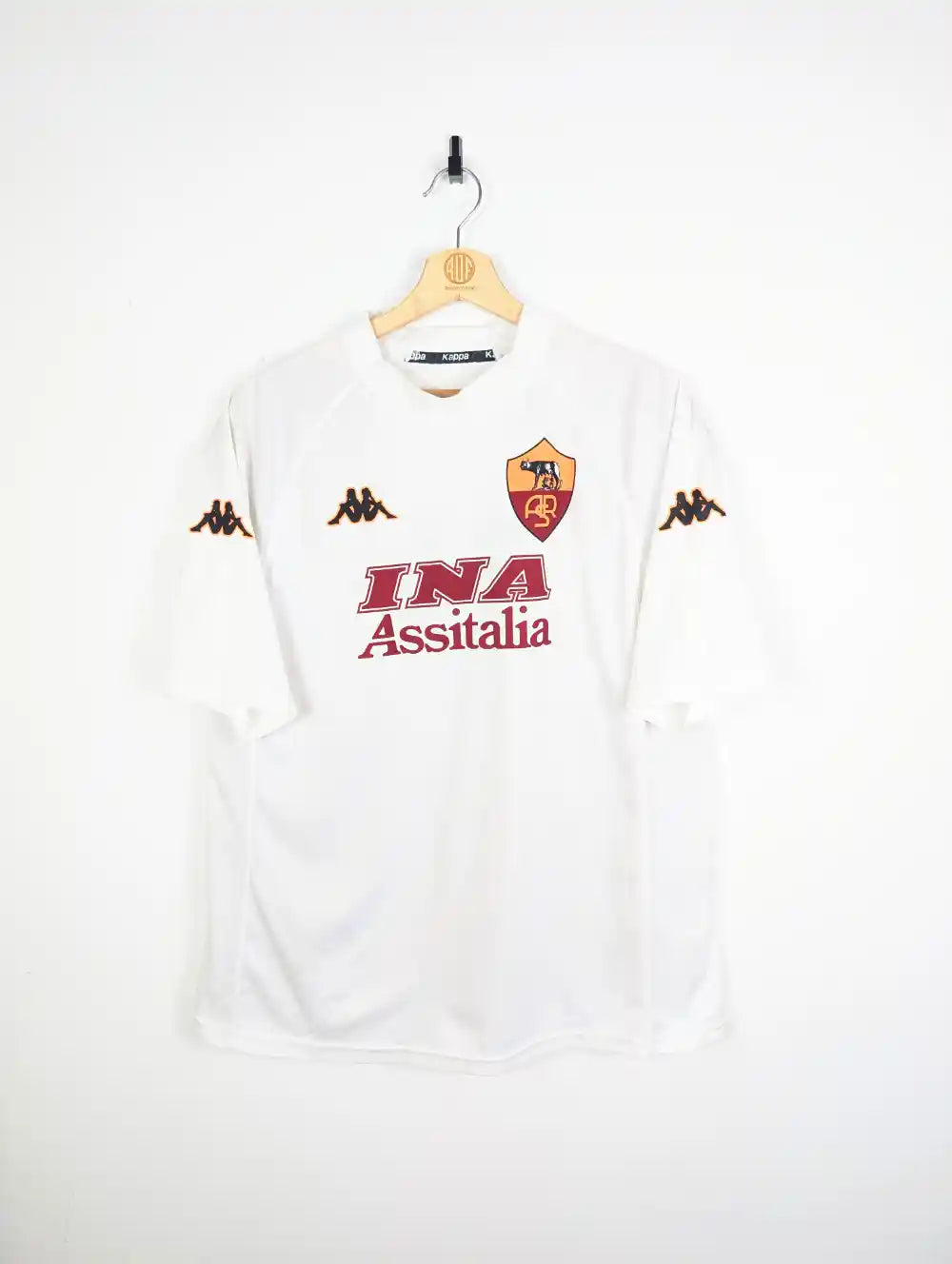 Original AS Roma Away Jersey 2000-2001 #8 Nakata - XL
