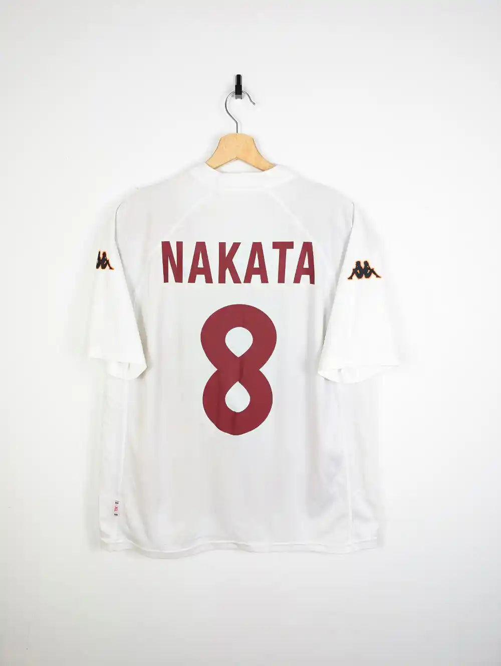 Original AS Roma Away Jersey 2000-2001 #8 Nakata - XL