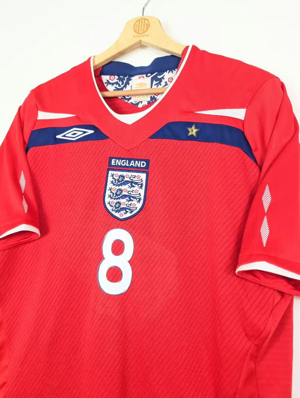 Original England Away Jersey 2008-2010 #8 Lampard - M