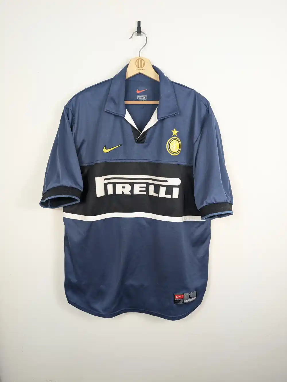 Original Inter Milan Third Jersey 1998-1999 #10 Baggio - XL