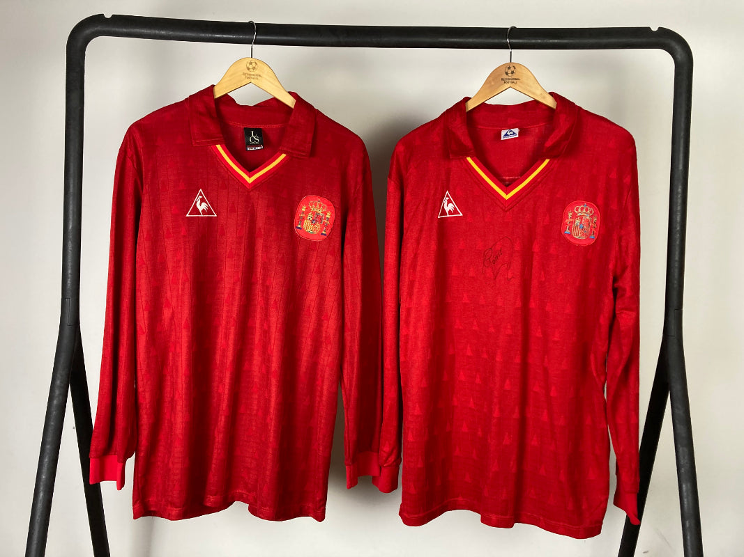 Spain Home shirt Match-issued 1988-1990 – RetrOriginalFootball