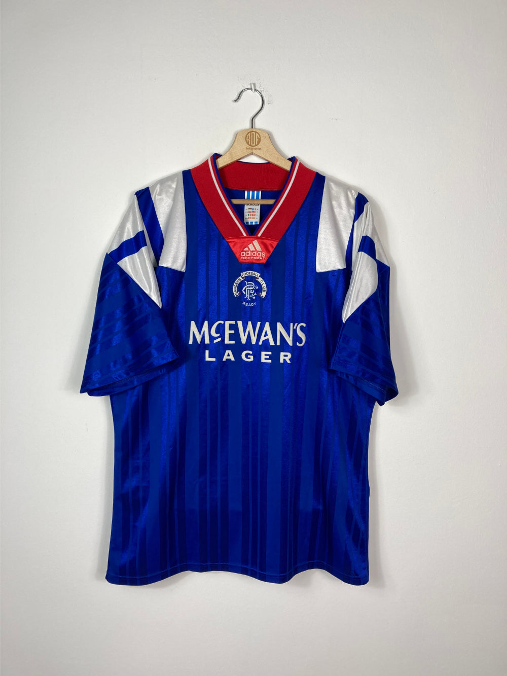 Retro Football Shirt Soccer Jersey Rangers Retro Tops 1992-94