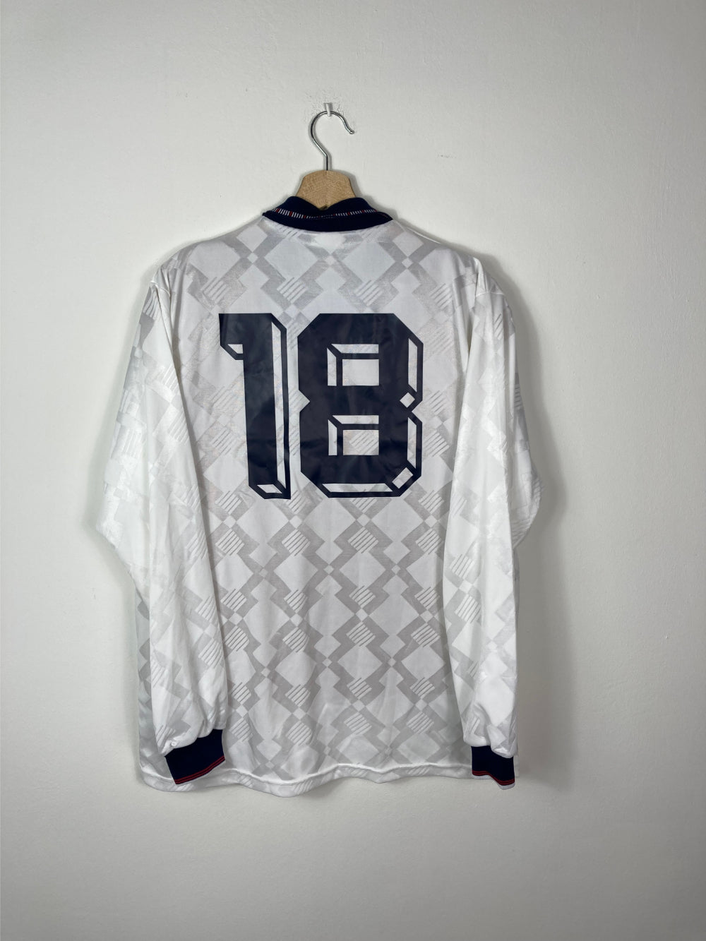 Maillot Umbro Angleterre 1990 Third Bleu – Occasion Taille L Pour Homme