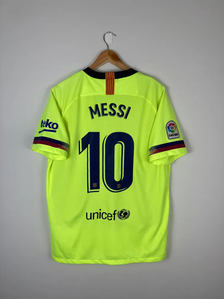 Original FC Barcelona Away Jersey 2018-2019 #10 Of Lionel Messi - XL ...