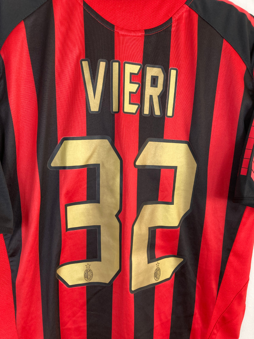 Original AC Milan Home Jersey 2005-2006 #32 Vieri - XL