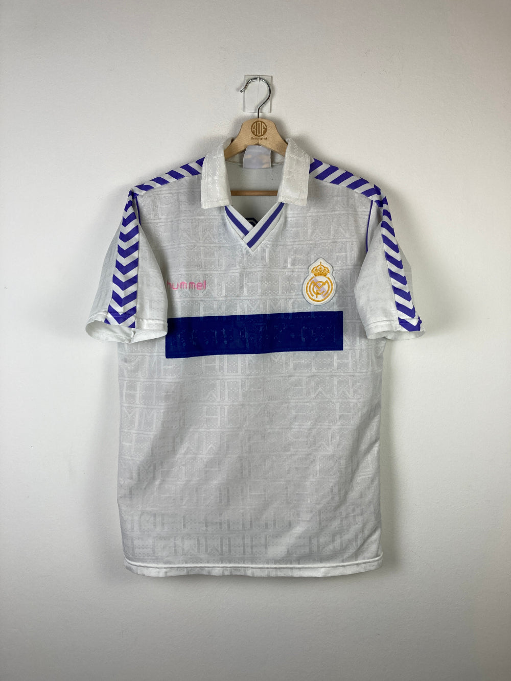 Original Real Madrid *Matchworn* Away Jersey 1989-1990 #18 - XL