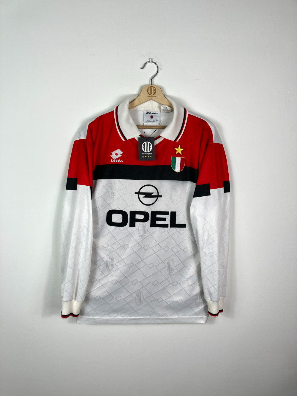 Original AC Milan *Match-issued* Away Jersey 1994-1995 #6 Match