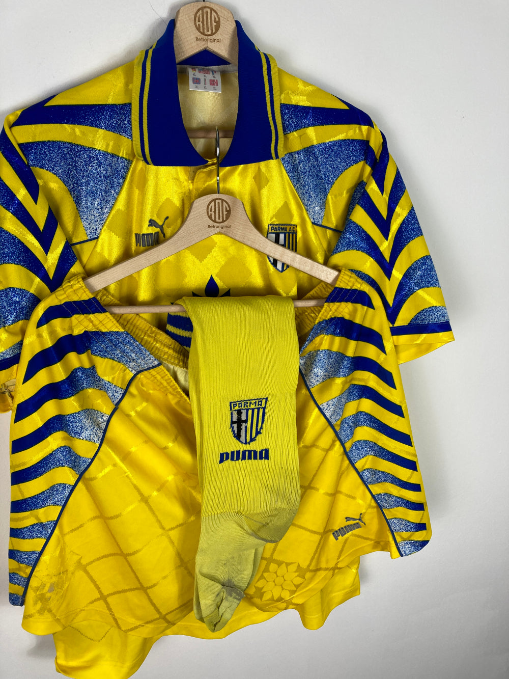 Original Parma Calcio 1913 Away Kit Jersey 1995-1997 - XL