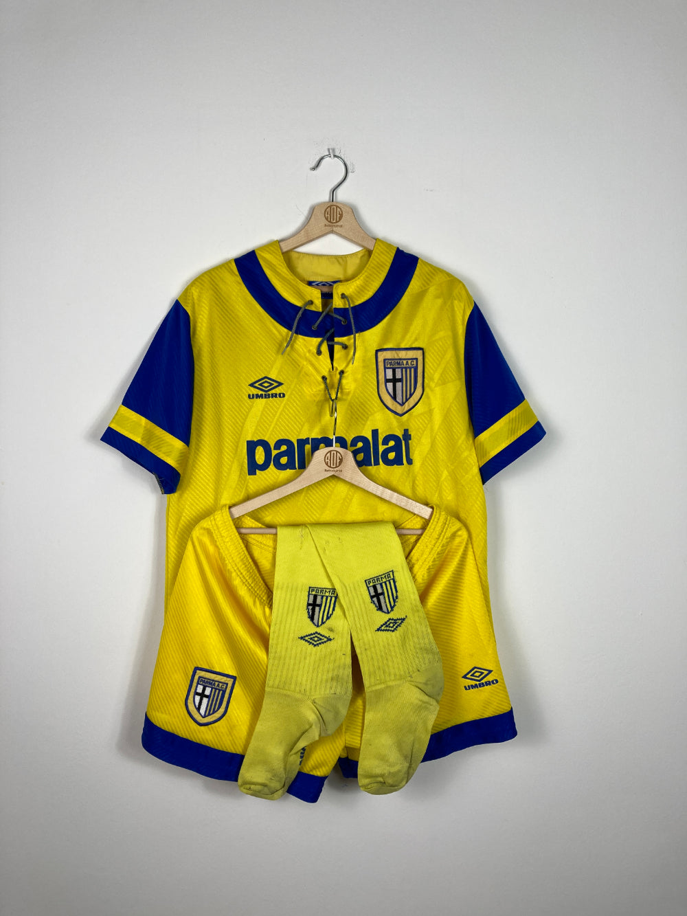 Original Parma Calcio 1913 Away Kit Jersey 1993-1995 - L