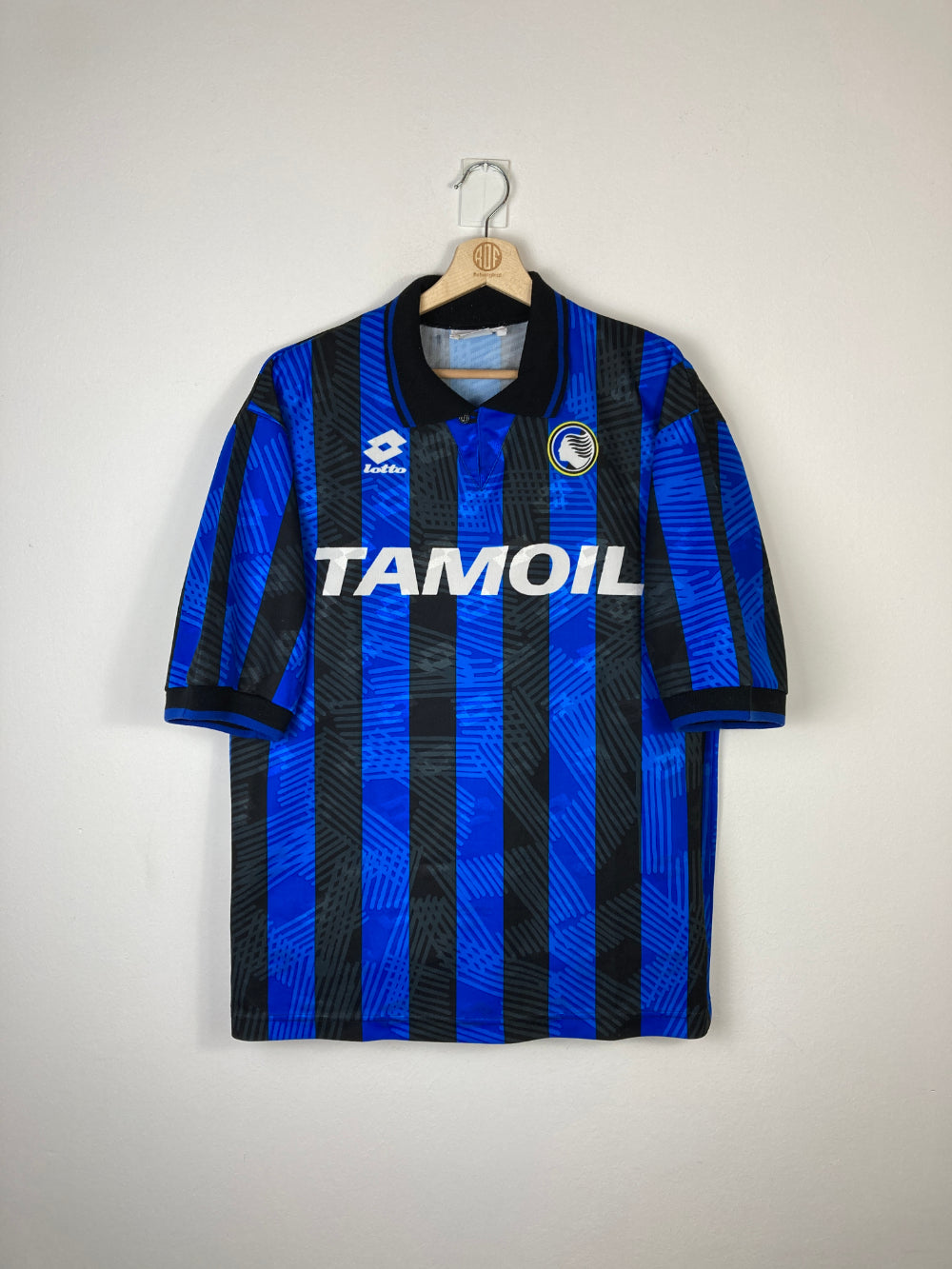 アタランタ ユニフォーム Lotto TAMOIL 1992-93 Atalanta by Lotto. Match worn shirt. Original design