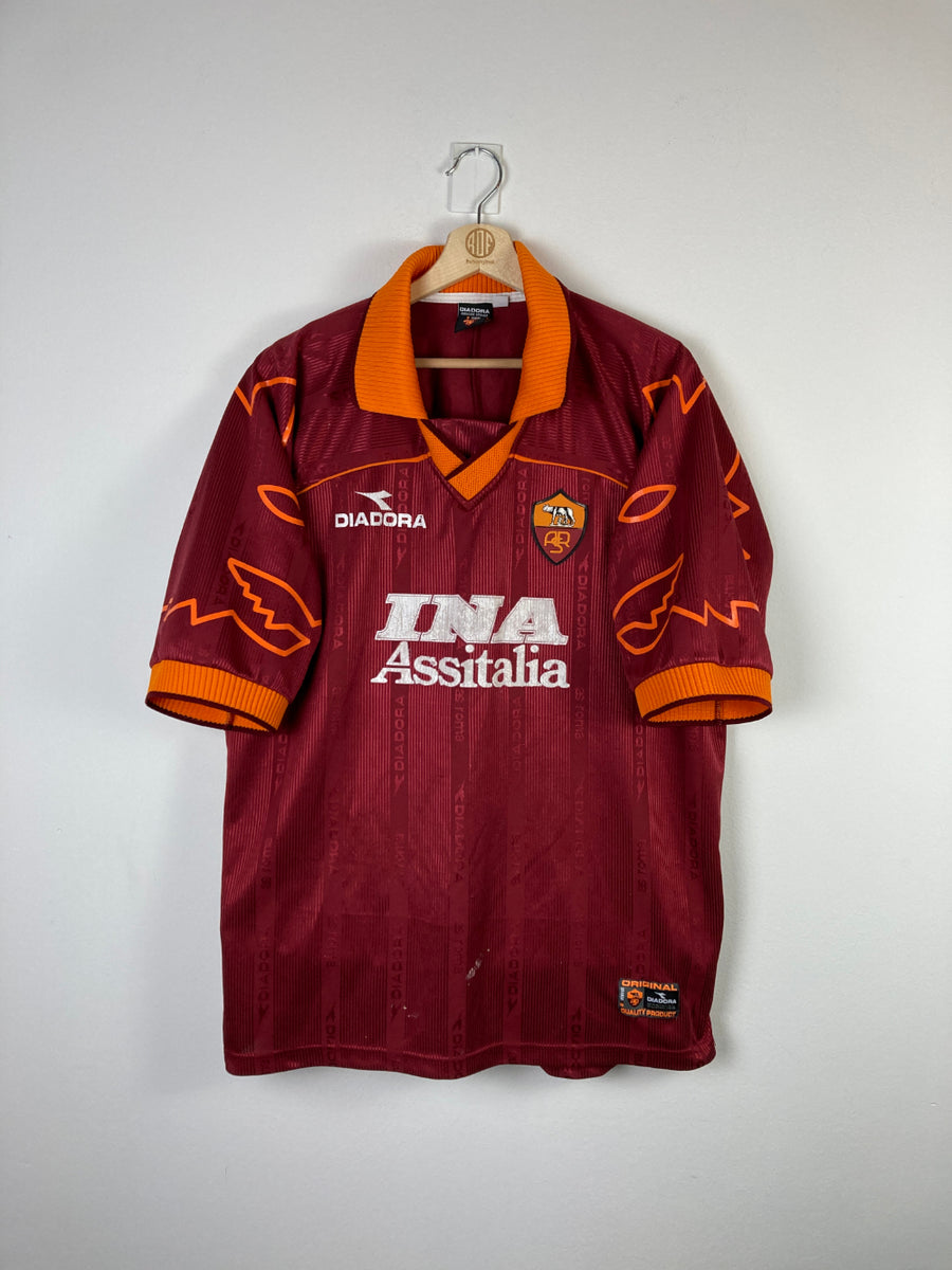 Original A.S.Roma Home Jersey 1999-2000 #6 of Aldair - XXL 