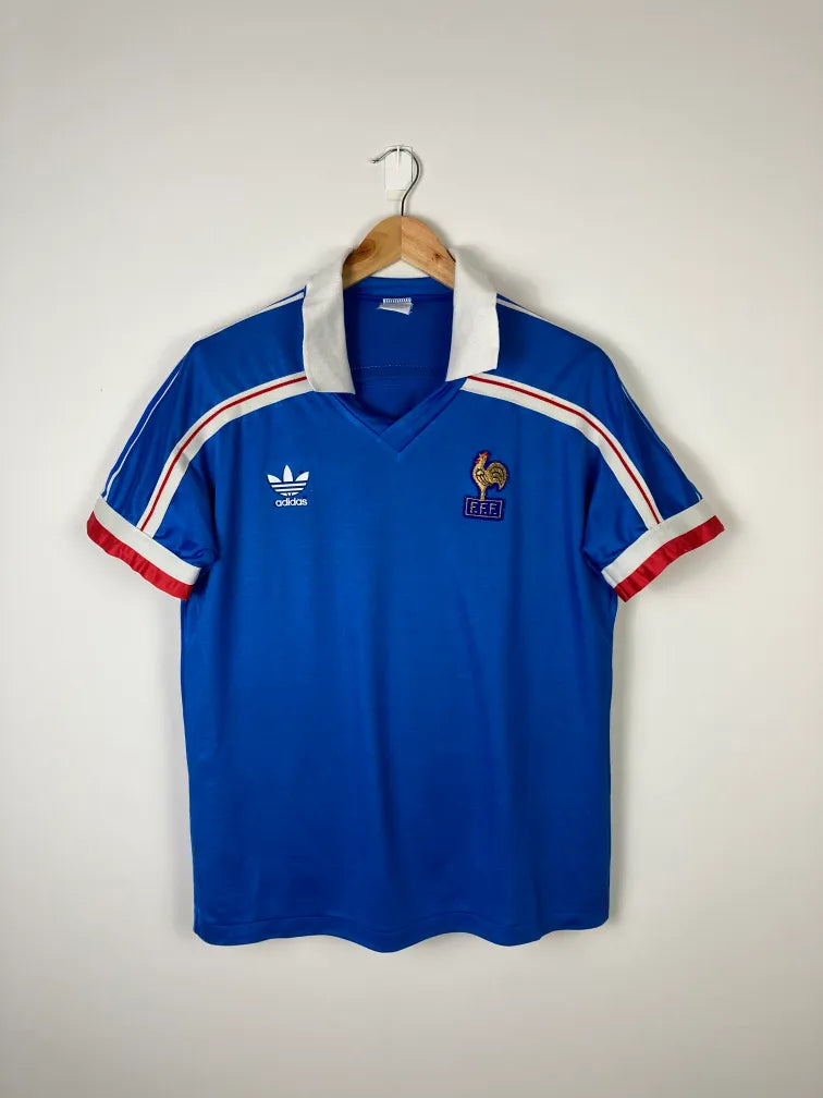 Maillot football vintage Equipe de France saison 1986-1887 Maillot football vintage Equipe de France saison 1986-1887