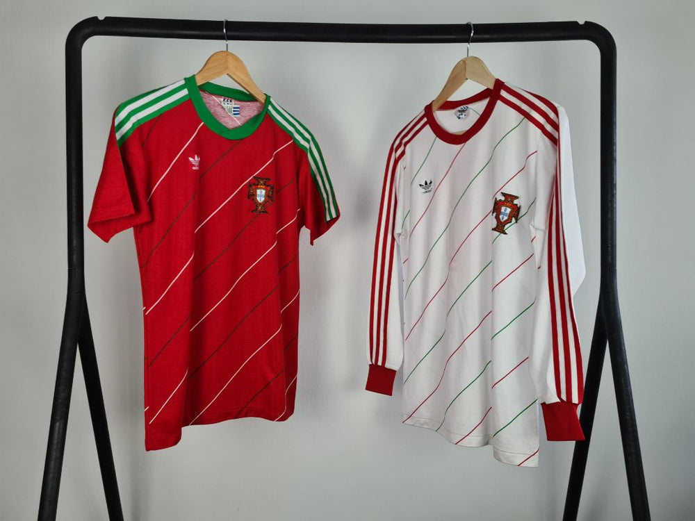 
                  
                    Portugal 1984-1985 Match Worn Home & Away
                  
                