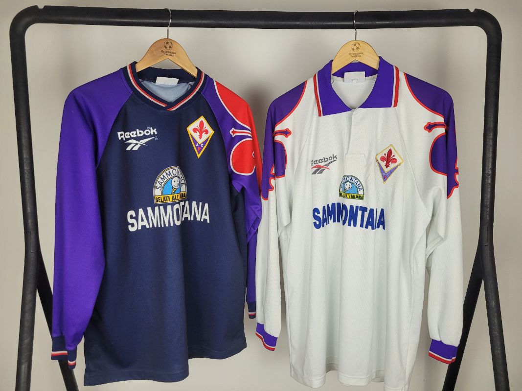 ACF Fiorentina Match Worn Baiano & Training shirt 1995-1996