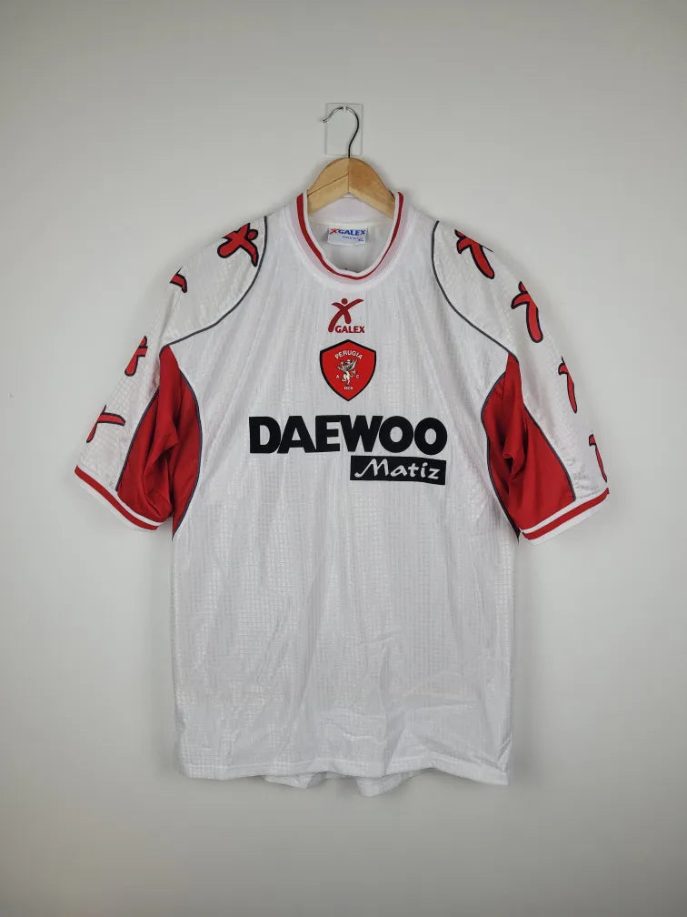 Original Perugia Calcio Home Jersey #99 of Luca Saudati 2000-2001 - XL