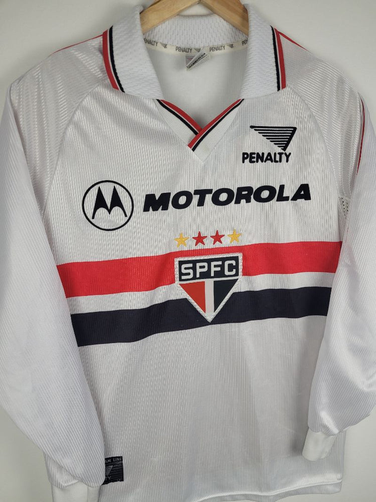 
                  
                    Original São Paolo F.C. Home Jersey #10 1999-2000 - M
                  
                