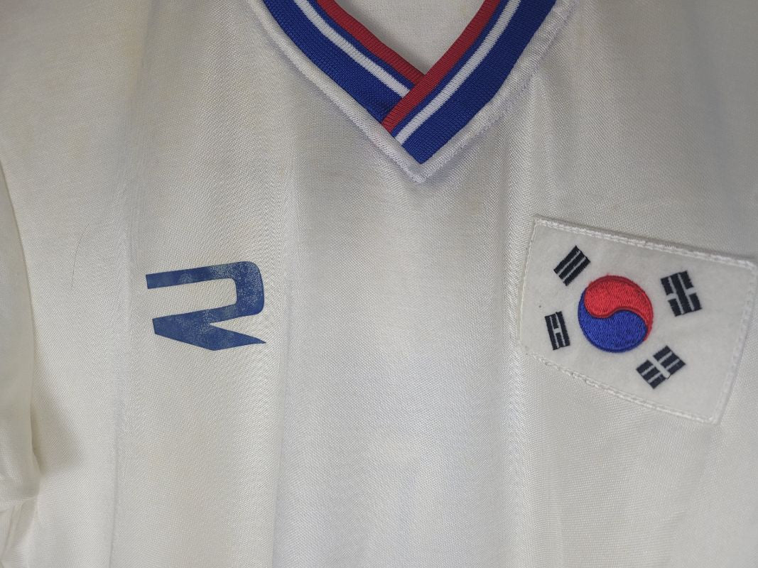 
                  
                    South Korea 1990 Matchworn Jersey Lee Tae Ho - Spain vs. South Korea World Cup 1990
                  
                