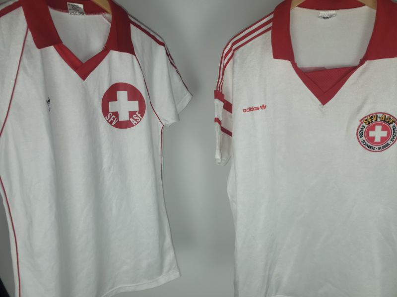 
                  
                    Switzerland 1982 Away Jersey & 1988 Away Jersey
                  
                