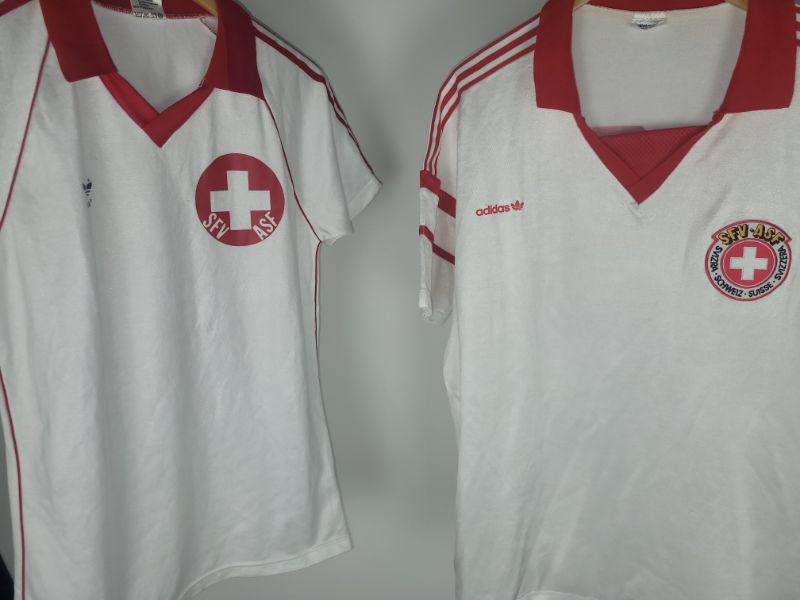 
                  
                    Switzerland 1982 Away Jersey & 1988 Away Jersey
                  
                