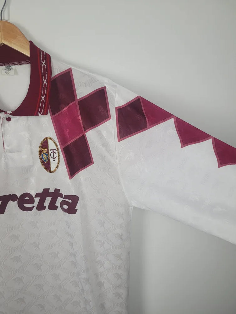 
                  
                    Original Torino FC Match-issued Away Jersey 1990-1992 #3 of Enrico Annoni - L
                  
                