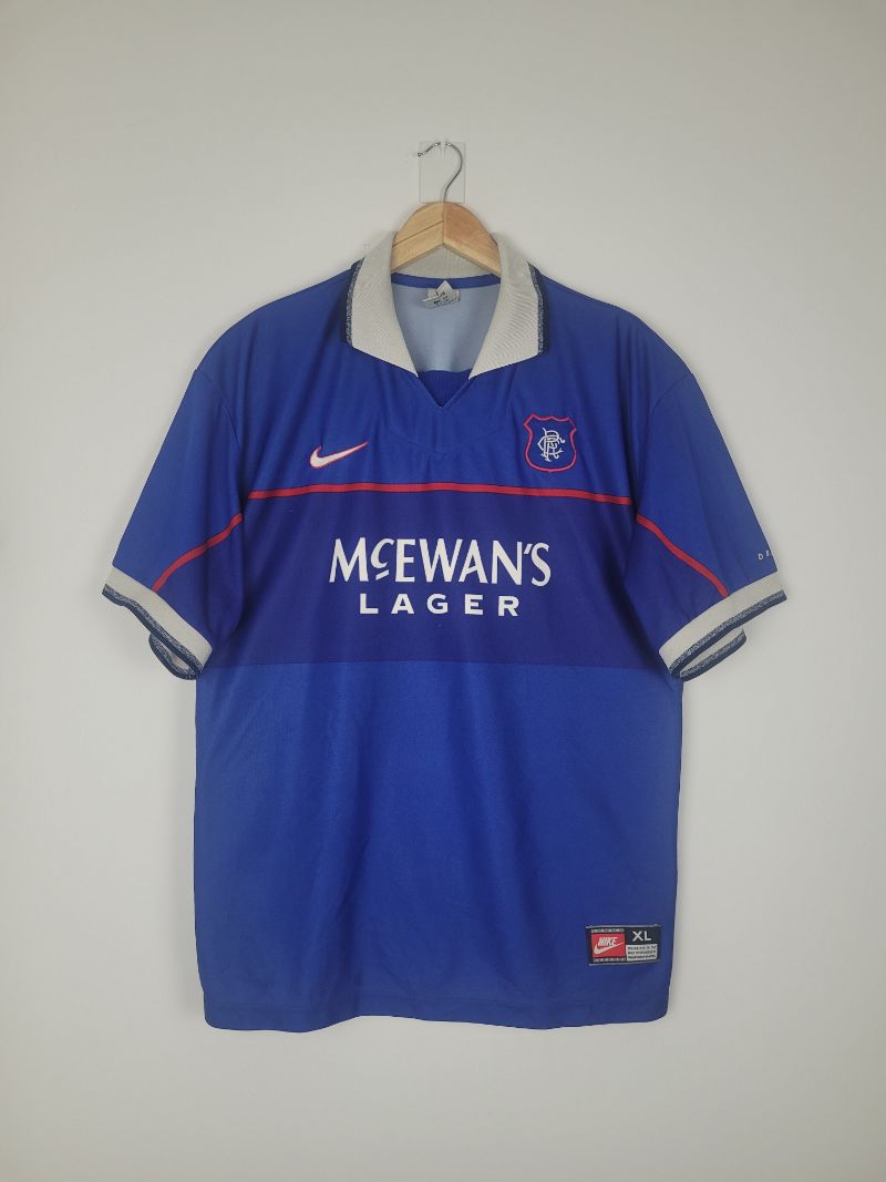 Original Rangers F.C. Home Jersey 1998-1999 - XL