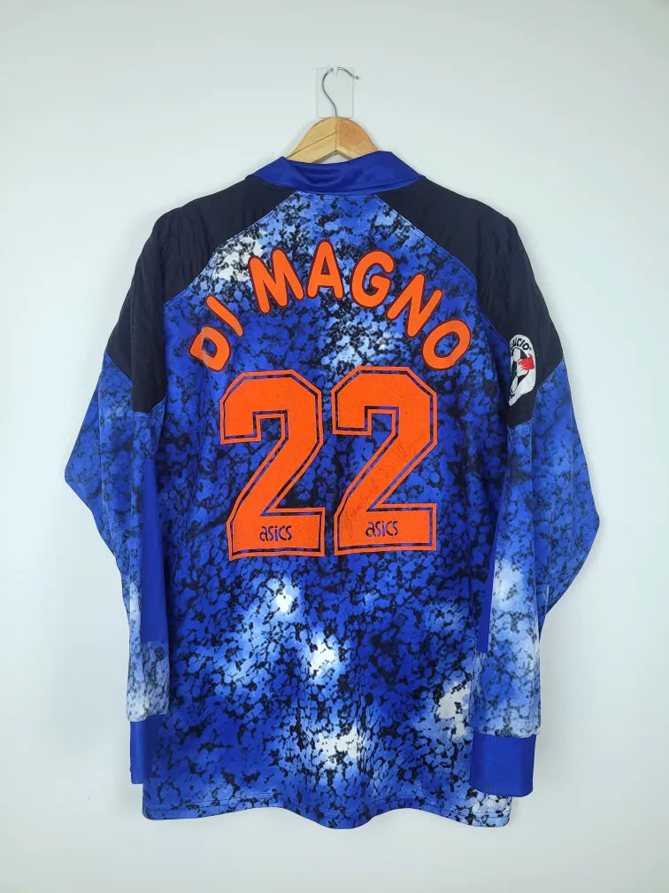 Original AS Roma *Match-Issue* Keeper Jersey 1996-1997 #22 of Giampaolo Di Magno - XXL