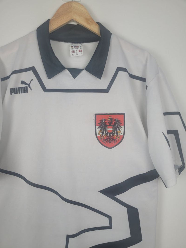 
                  
                    Original Austria *Matchworn (vs. Portugal)* Home Jersey 1994-1995 #5 of Wolfgang Feiersinger - XL
                  
                