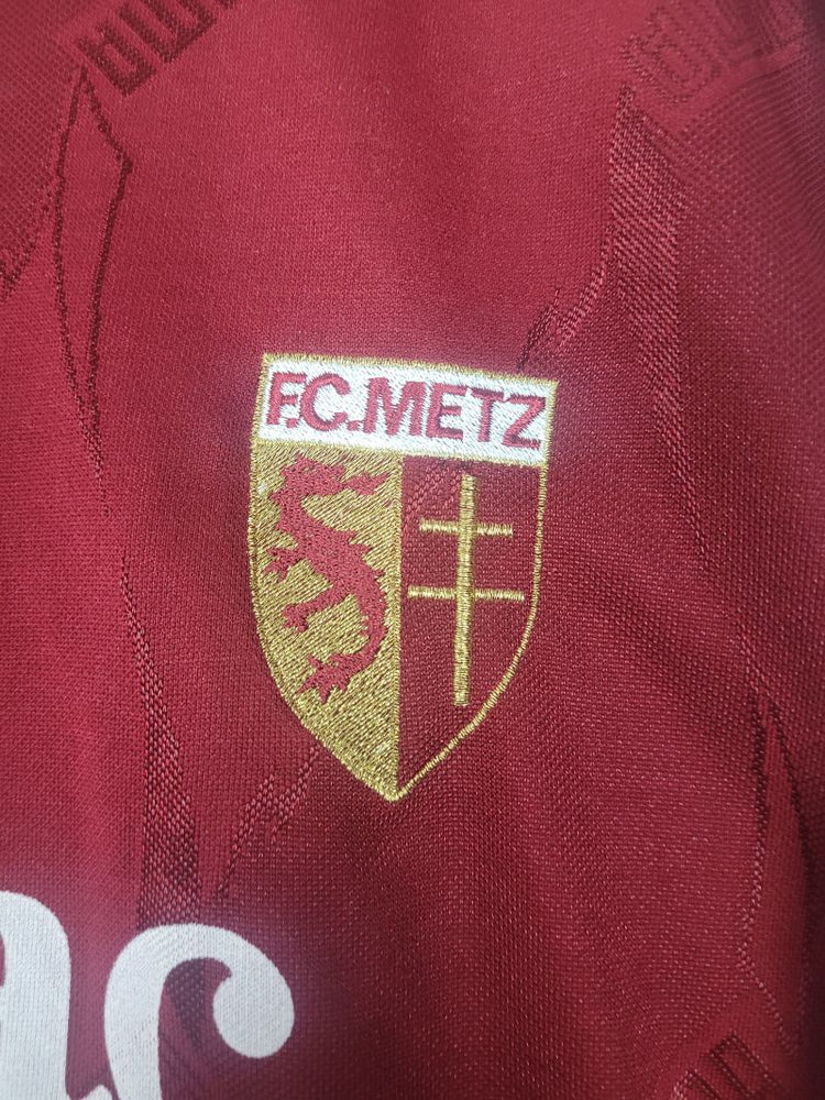 
                  
                    Original FC Metz *Matchworn* Home Jersey #14 1994-1995 - XL
                  
                